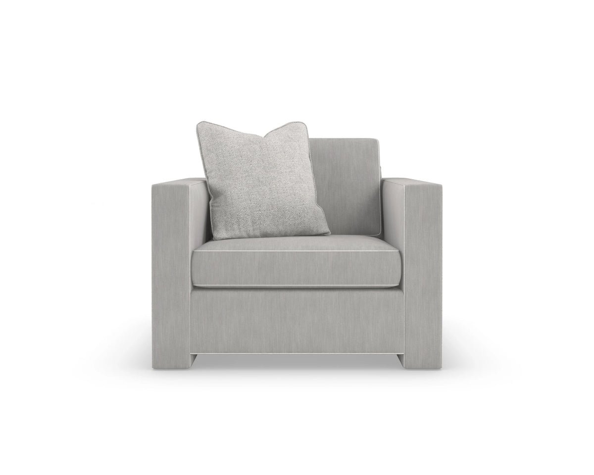 Welt Played Almost Black Accent Chair 39" by Caracole - view 2