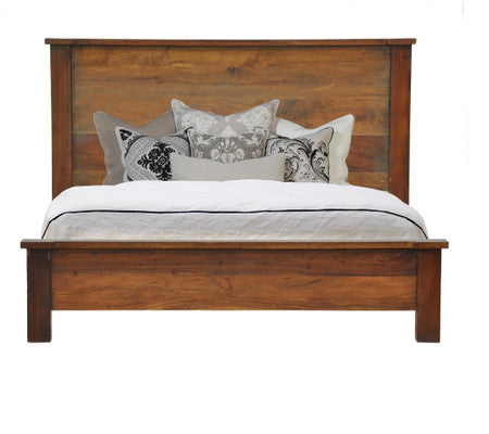 Hampton Solid Wood California King Bed-Brown