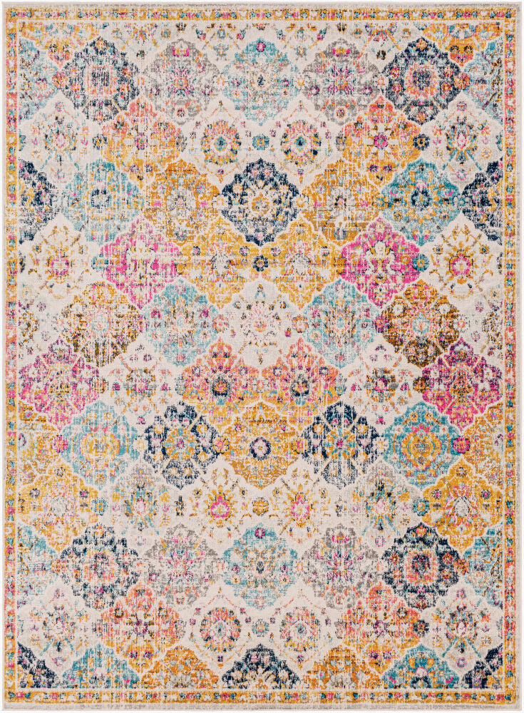 Harput Burgandy/Teal Machine Woven Rug HAP-1018 - 2'7" x 10'2"