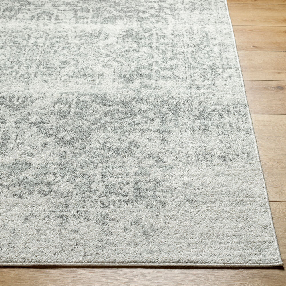 Harput Charcoal/Medium Gray Machine Woven Rug HAP-1024 - front