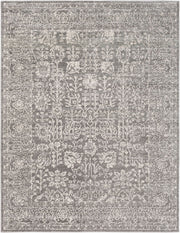 Harput Charcoal/Medium Gray Machine Woven Rug HAP-1029 - 2' x 2'11"