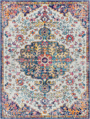 Harput Burgandy/Teal Machine Woven Rug HAP-1064 - 2' x 2'11"