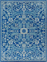 Harput Light Beige/Teal Machine Woven Rug - 2' x 2'11"
