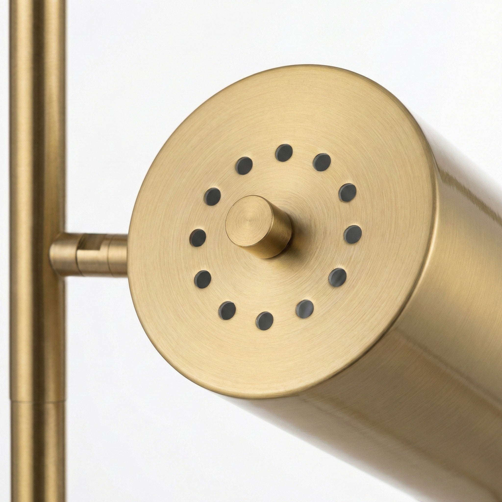 Harmony Brassed Gold Floor Lamp | 3-Light Adjustable Tree Lamp with Weighted Base