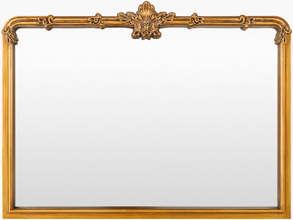Highclere Mantel Mirror - 30"H x 40"W x 2"D