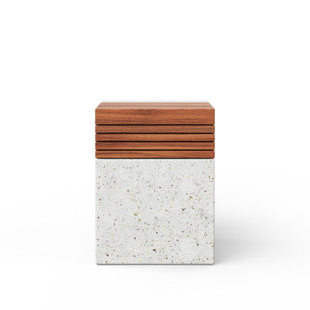 Mixx Stecca Cascata Stool - Ivory Terrazzo
