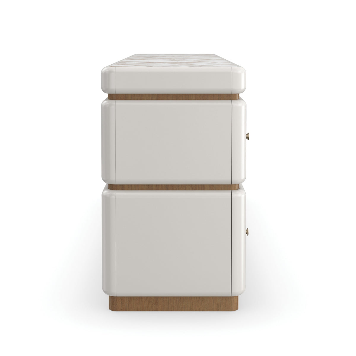 Milos Dresser Almond Milk 65" by Caracole - view 5
