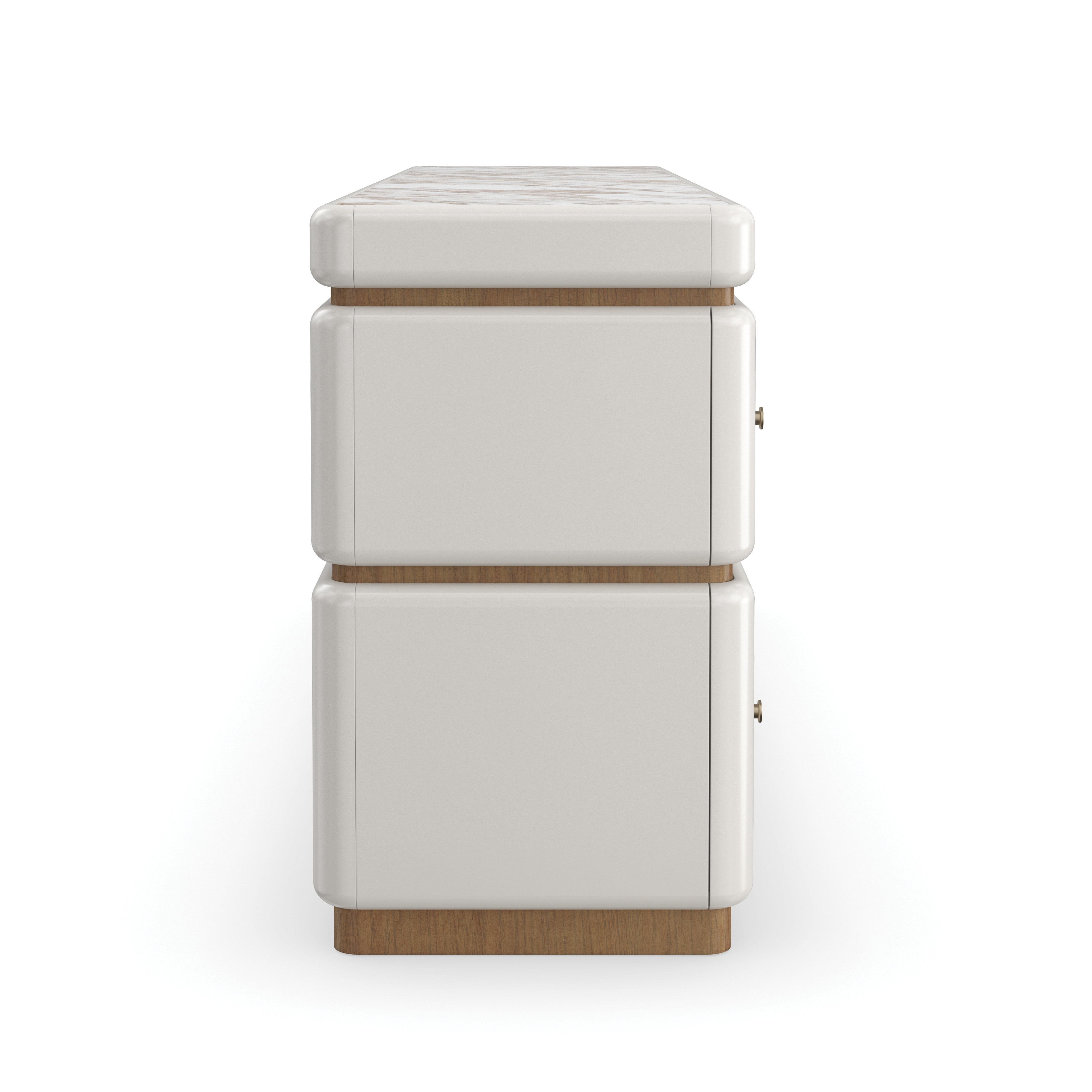 Milos Dresser Almond Milk 65" by Caracole - view 5