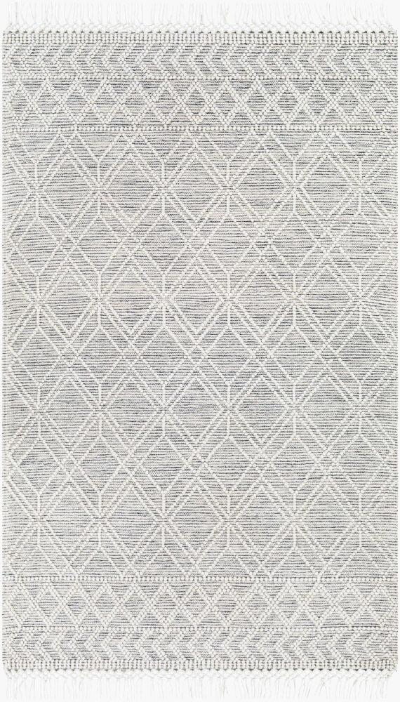 Hemingway Black/Cream Handmade Rug - 10' x 14'