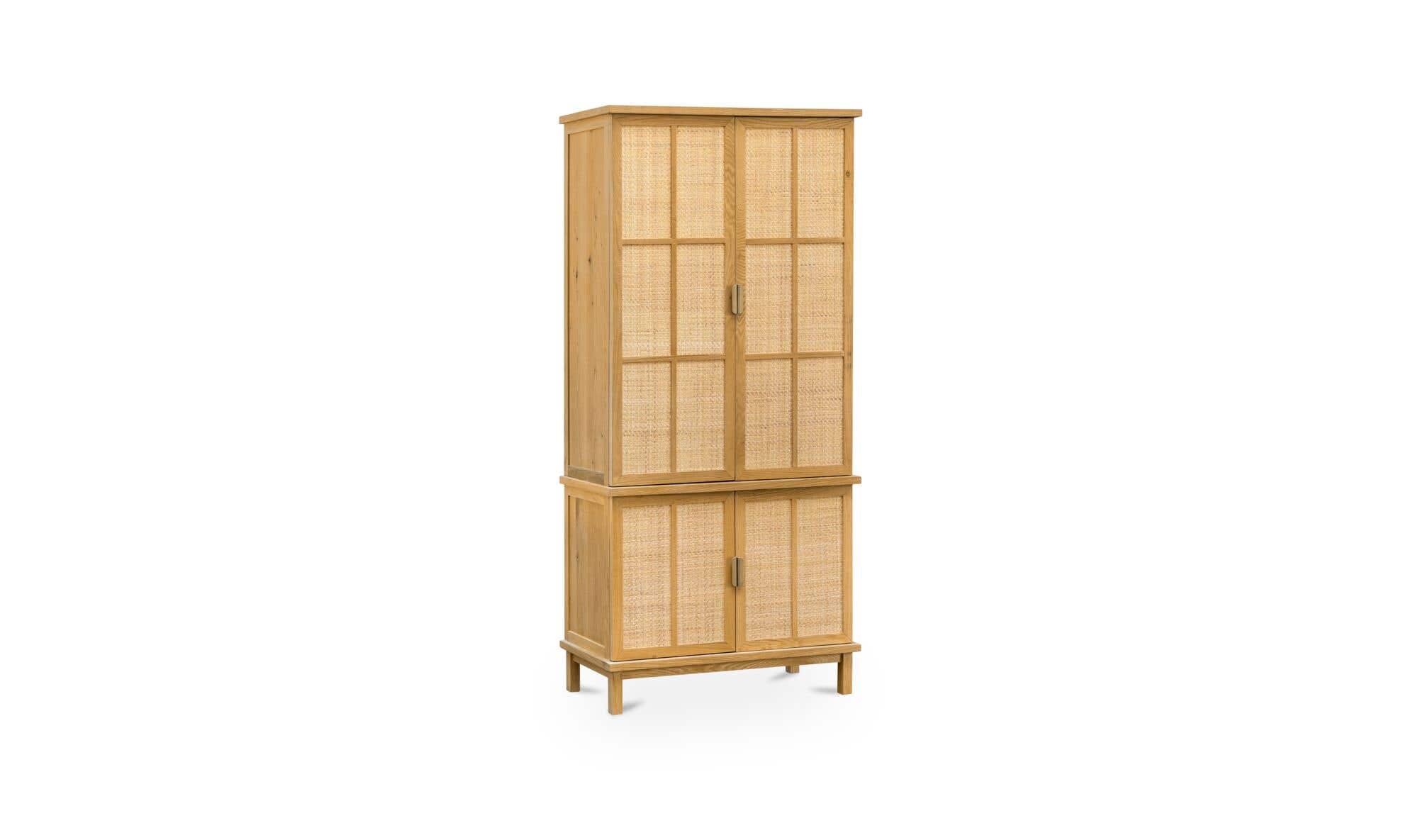 Seymour Tall Cabinet Natural by Moe's Home Collection - view 6