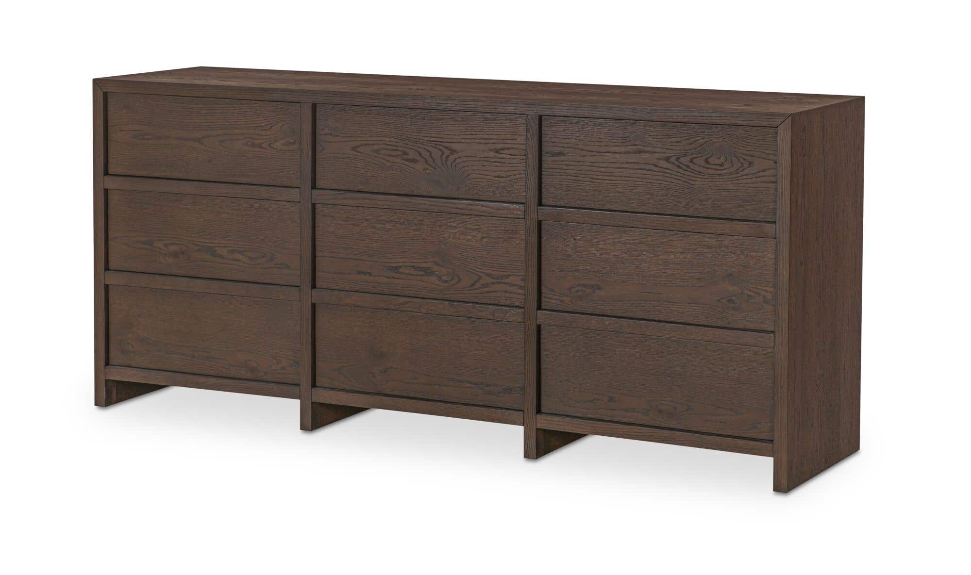 Jenson 9 Drawer Dresser Brown by Moe's Home Collection - view 5