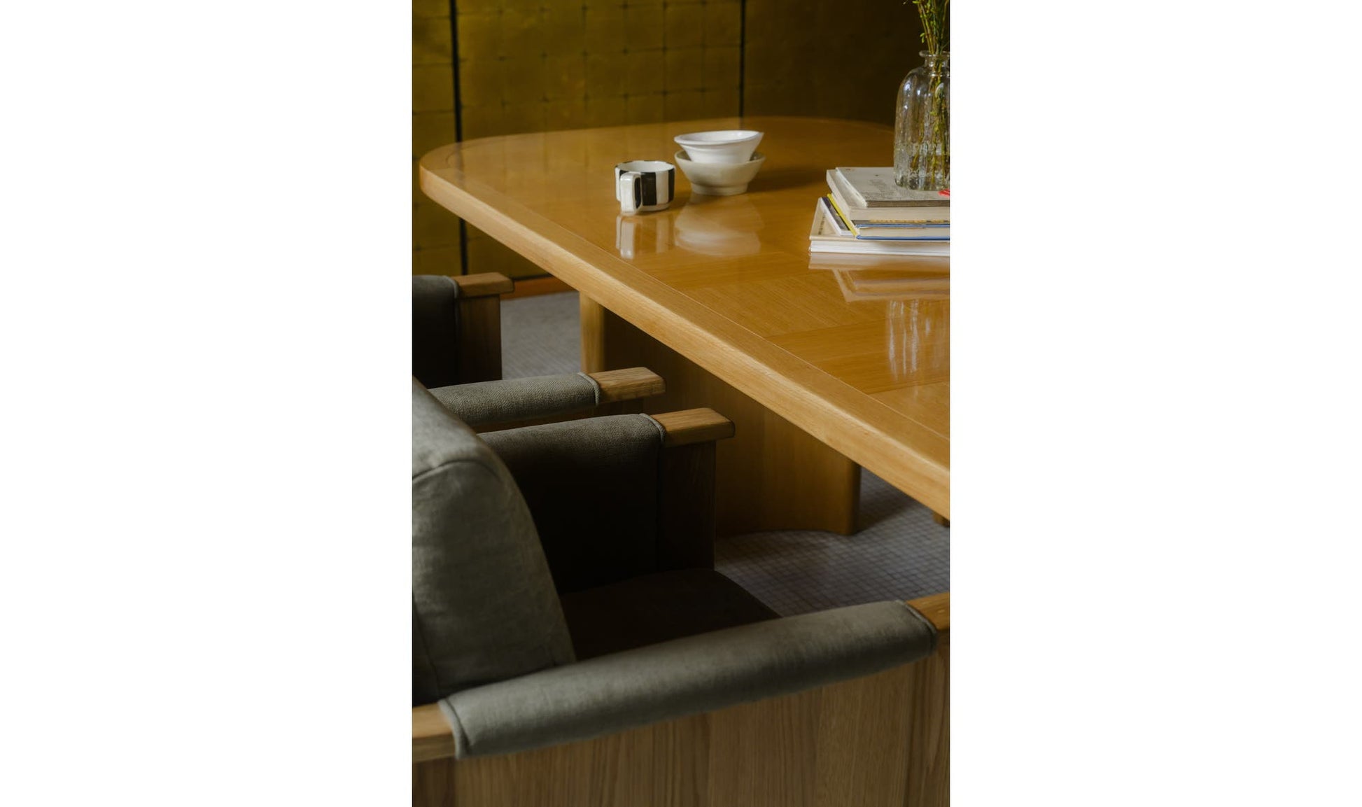 Mallory Dining Table Natural by Moe's Home Collection - view 11