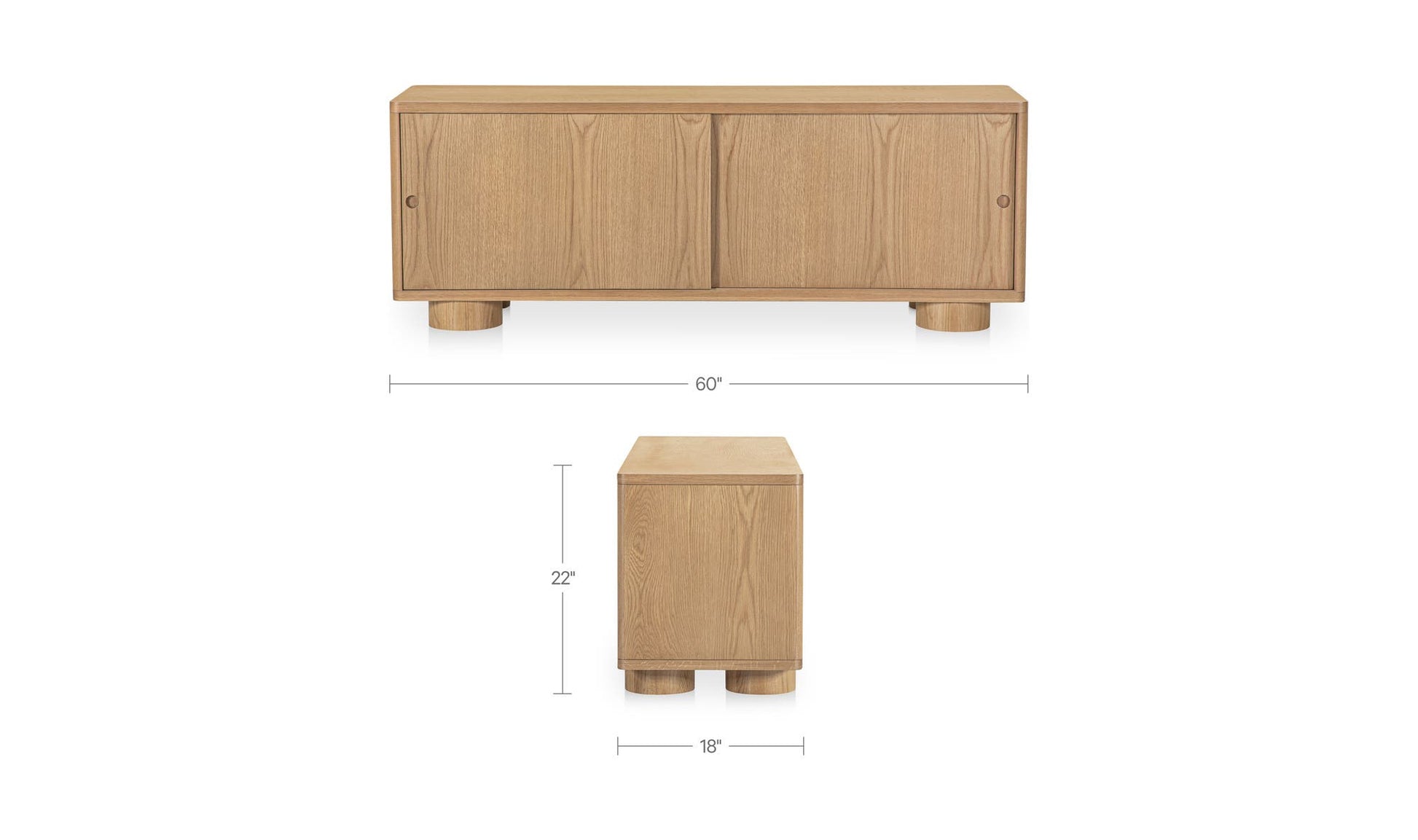 Hobbs Media Unit Natural by Moe's Home Collection - view 13