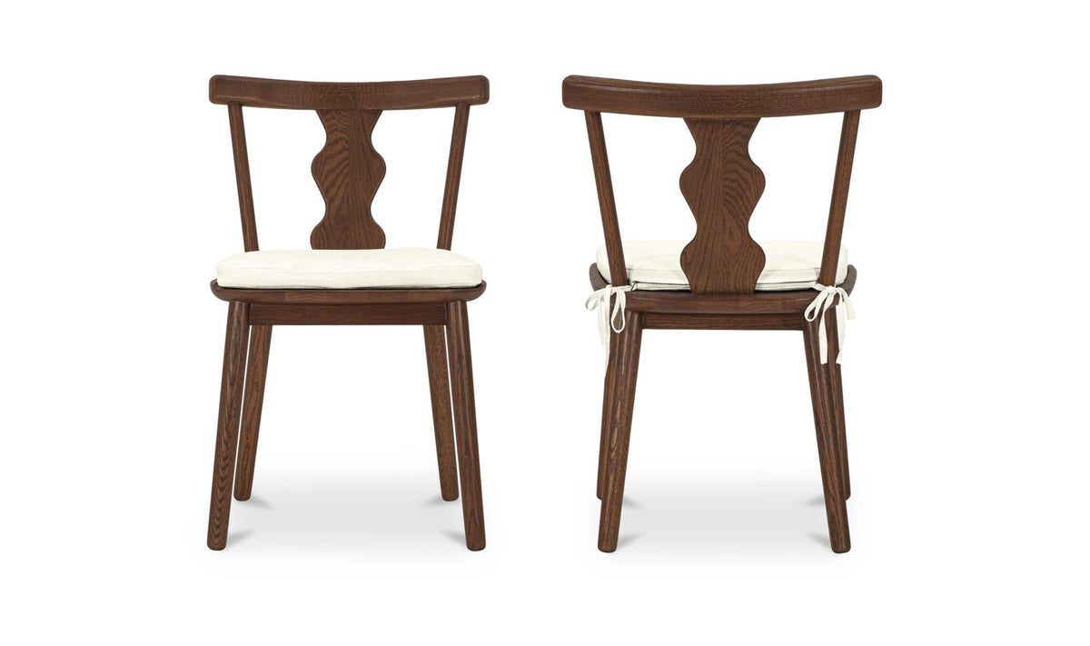 Orla Dining Chair Dark Brown - Set of Two by Moe's Home Collection - view 5