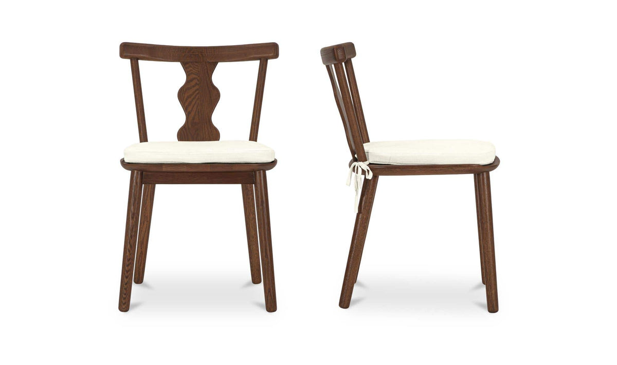 Orla Dining Chair Dark Brown - Set of Two by Moe's Home Collection - view 4