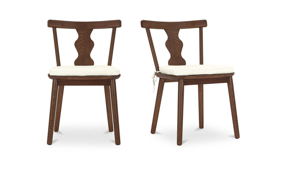 Orla Dining Chair Dark Brown - Set of Two by Moe's Home Collection - view 2