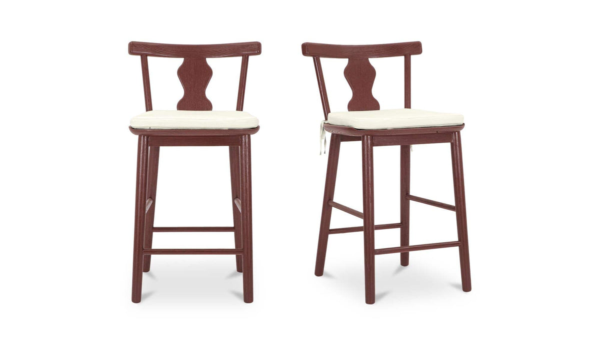 Orla Counter Stool Red by Moe's Home Collection - view 4