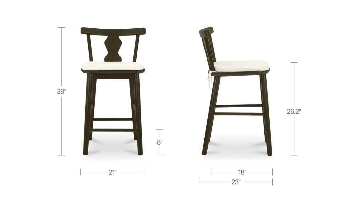 Orla Counter Stool Green by Moe's Home Collection - view 15