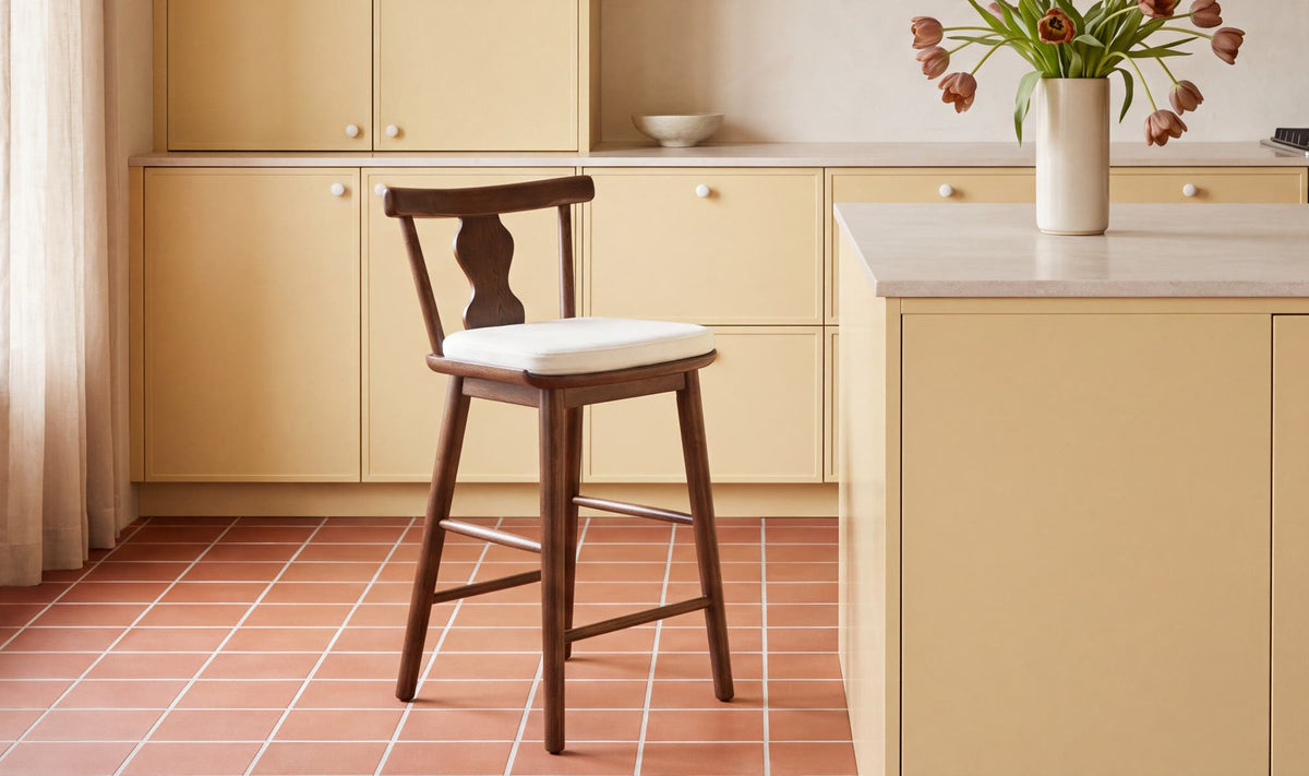 Orla Counter Stool Dark Brown by Moe's Home Collection - view 3