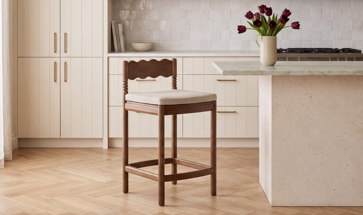 Sai Counter Stool Light Brown by Moe's Home Collection - view 3