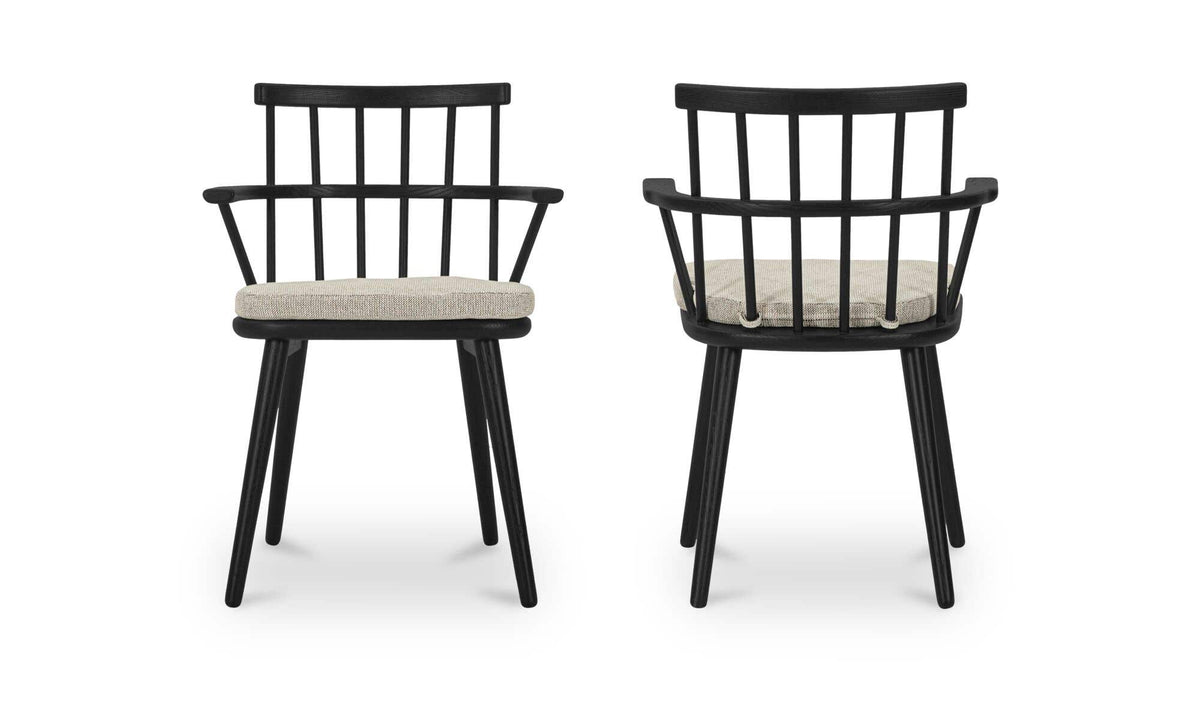 Keaton Dining Chair Black - Set of Two by Moe's Home Collection - view 5