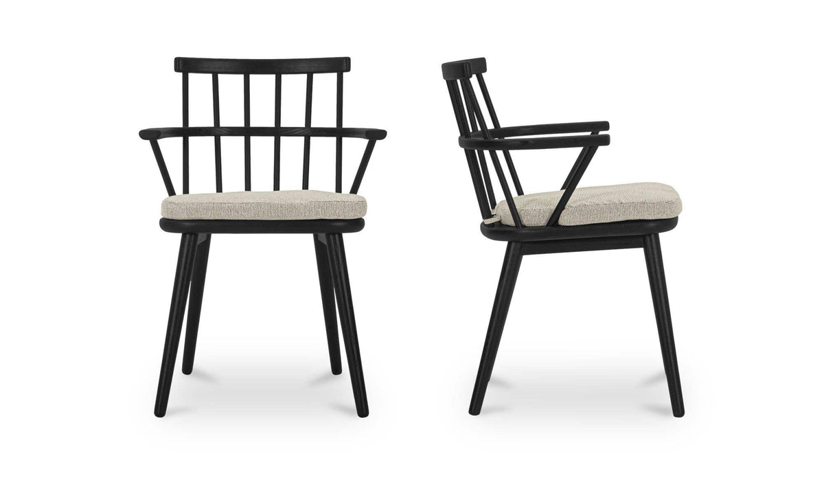 Keaton Dining Chair Black - Set of Two by Moe's Home Collection - view 4