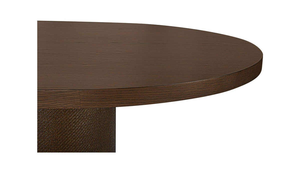 Fenwick Oval Dining Table Dark Brown by Moe's Home Collection - view 8