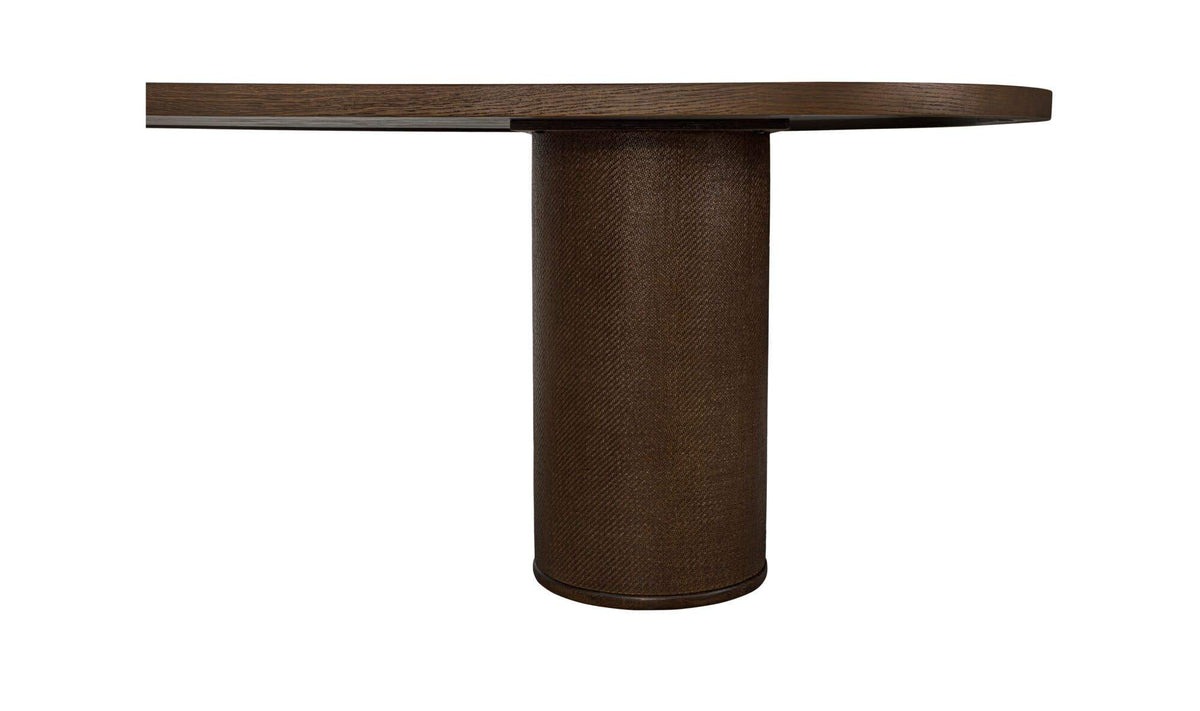 Fenwick Oval Dining Table Dark Brown by Moe's Home Collection - view 7
