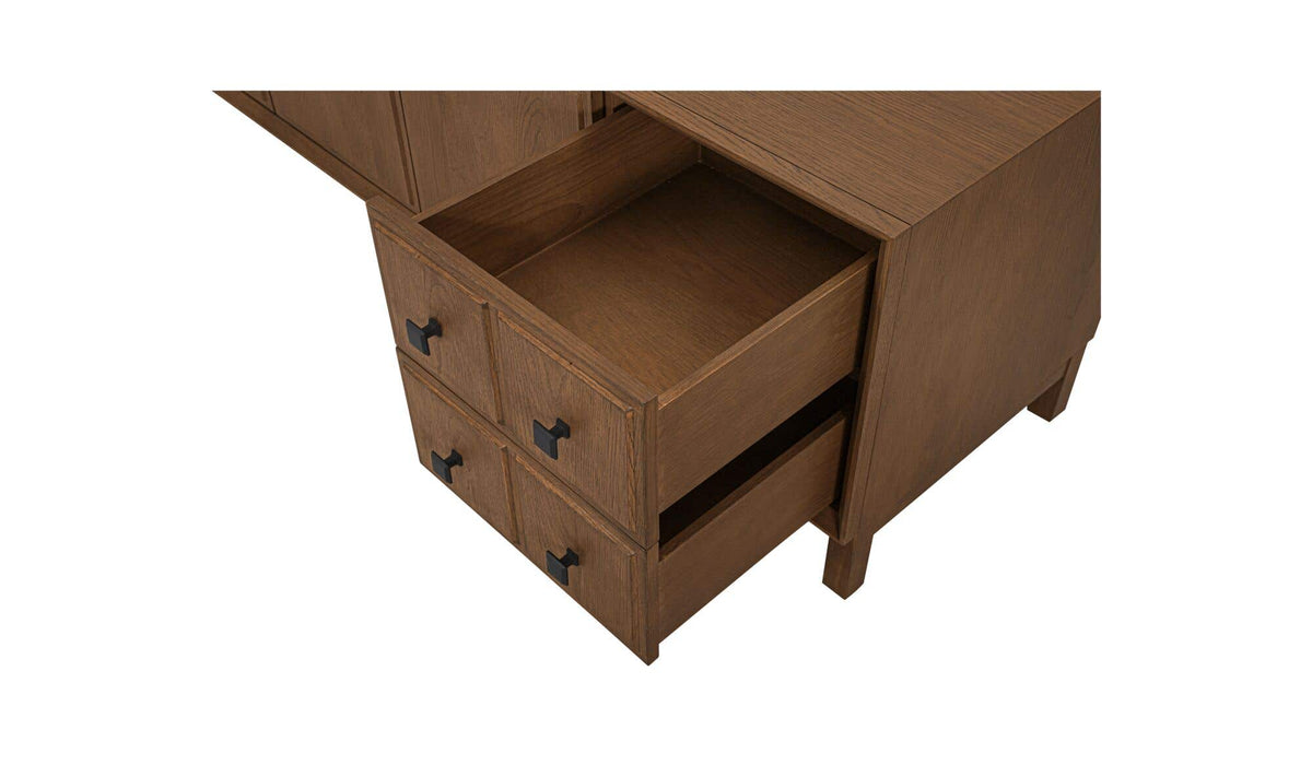 Hugo Media Unit Brown by Moe's Home Collection - view 13