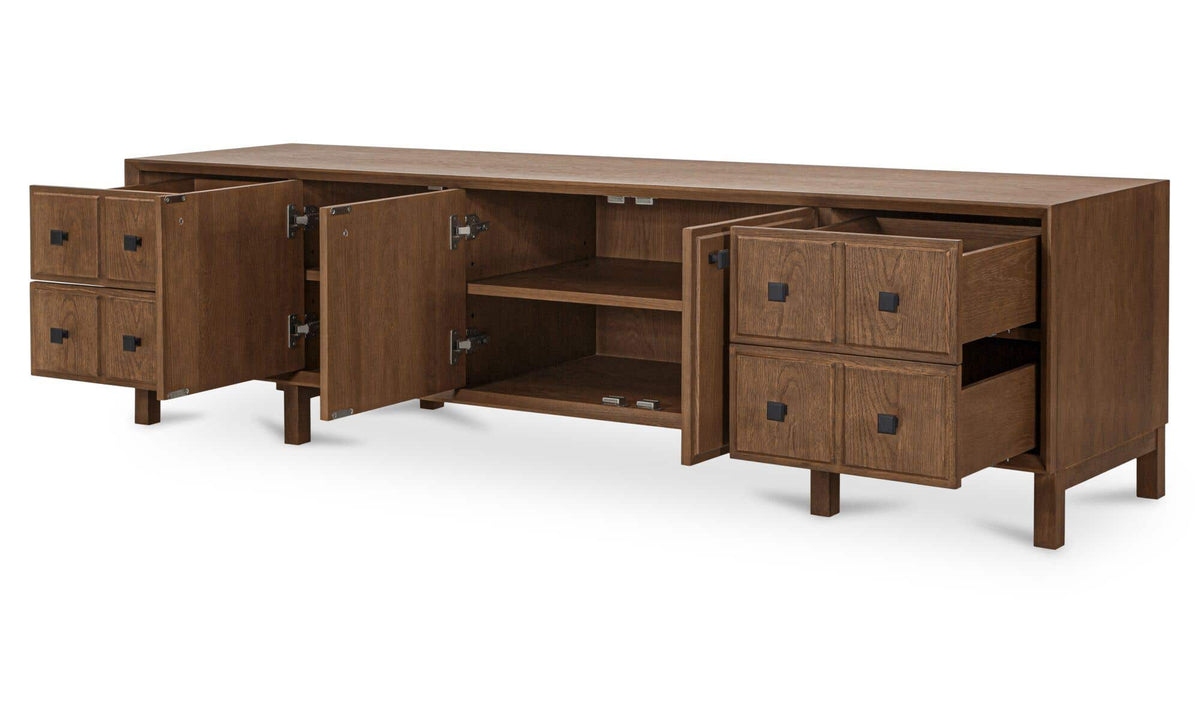 Hugo Media Unit Brown by Moe's Home Collection - view 6