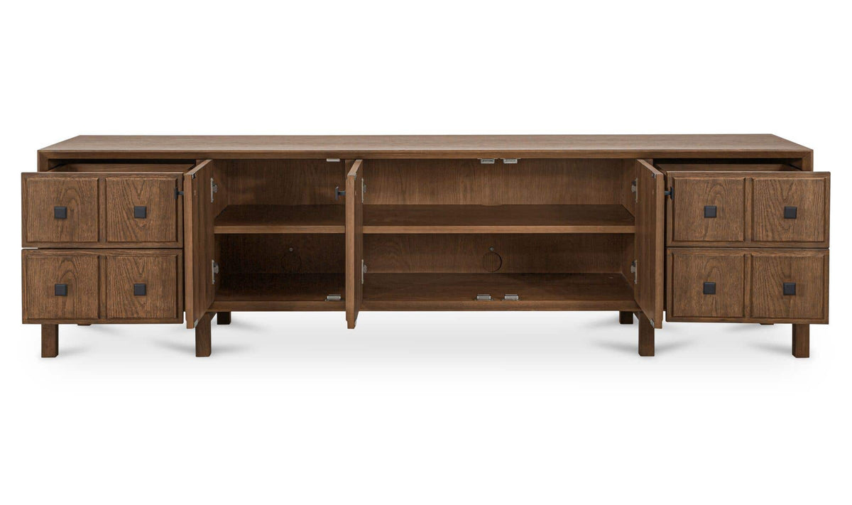 Hugo Media Unit Brown by Moe's Home Collection - view 4
