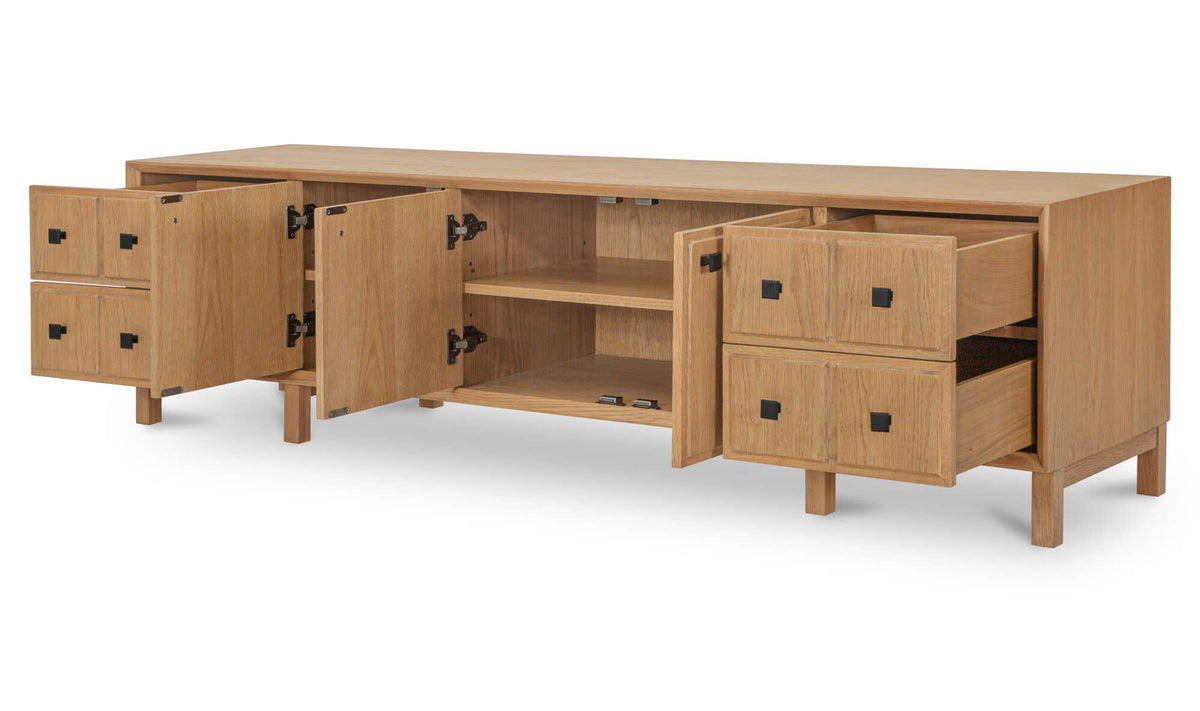 Hugo Media Unit Natural by Moe's Home Collection - view 6