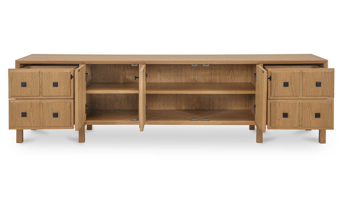Hugo Media Unit Natural by Moe's Home Collection - view 4
