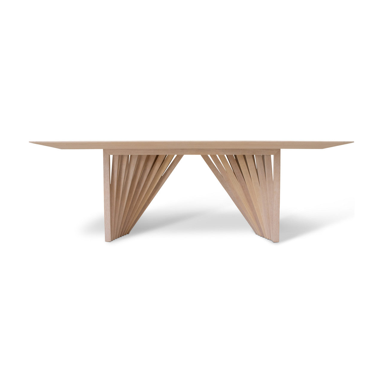 Modern Brazilian - Laguna - Wooden Top Dining Table - Nevoa Frame