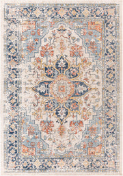 Huntington Beach Cream/Tan Machine Woven Rug HTB-2300 - 3'11" x 5'7"