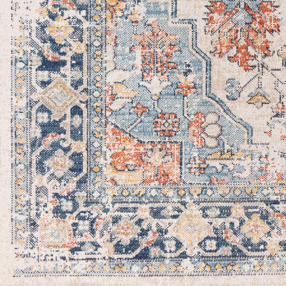 Huntington Beach Cream/Tan Machine Woven Rug HTB-2300 - swatch