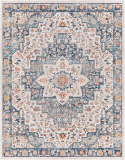 Huntington Beach Cream/Tan Machine Woven Rug HTB-2322 - 5'3" x 7'
