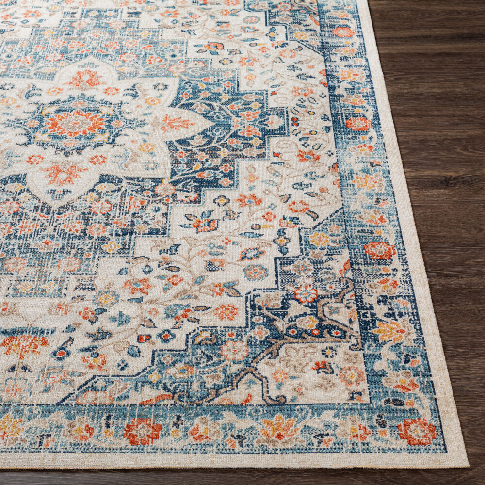 Huntington Beach Cream/Tan Machine Woven Rug HTB-2322 - front
