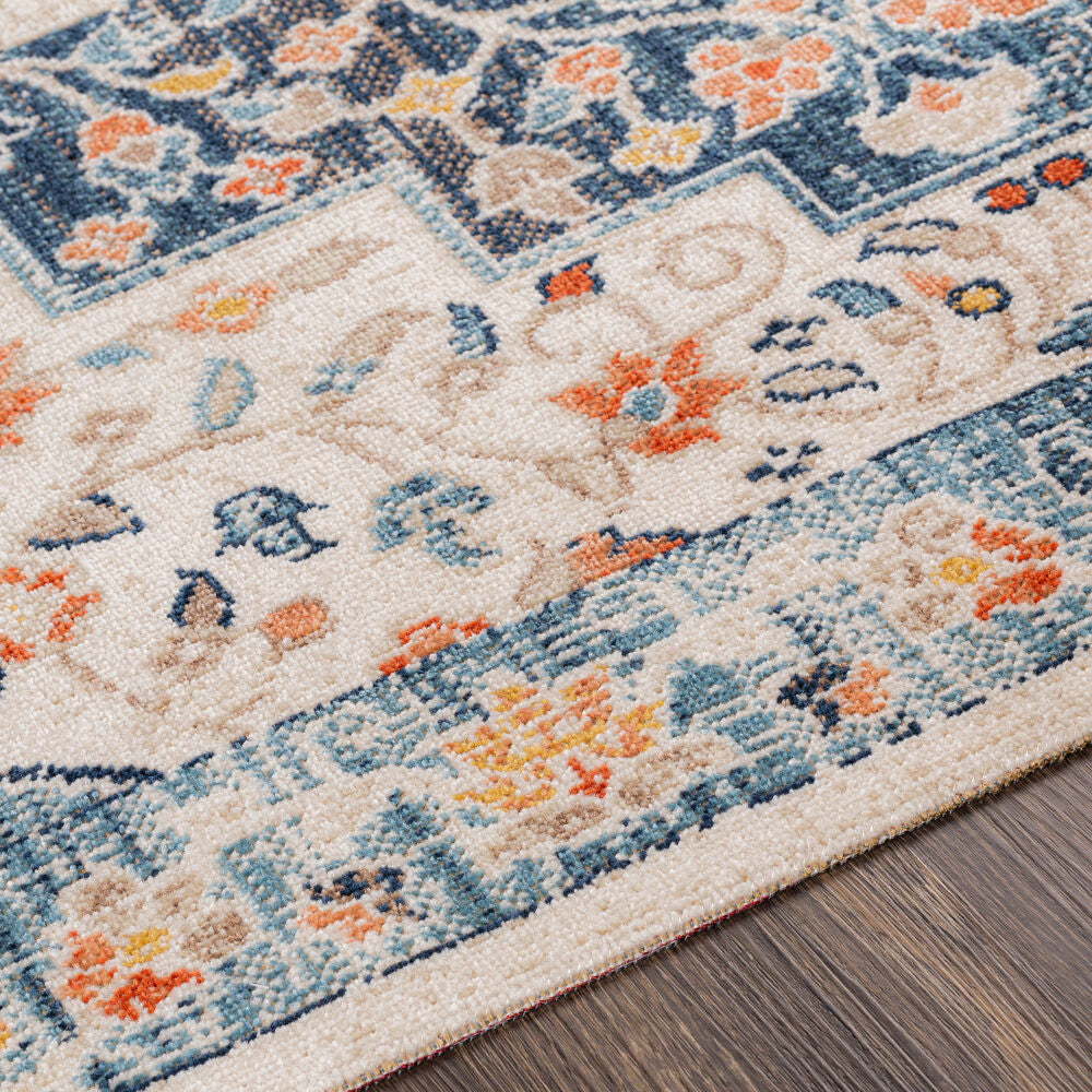 Huntington Beach Cream/Tan Machine Woven Rug HTB-2322 - texture