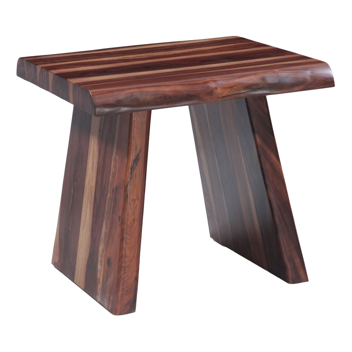Austin Loft 24" Side Table in Natural Sheesham - image 1