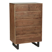 Aspen 34" Tall Chest in Smoked Acacia - image 1