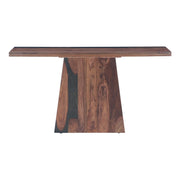 Calypso 57" Console Table in Burnt Sheesham - image 1