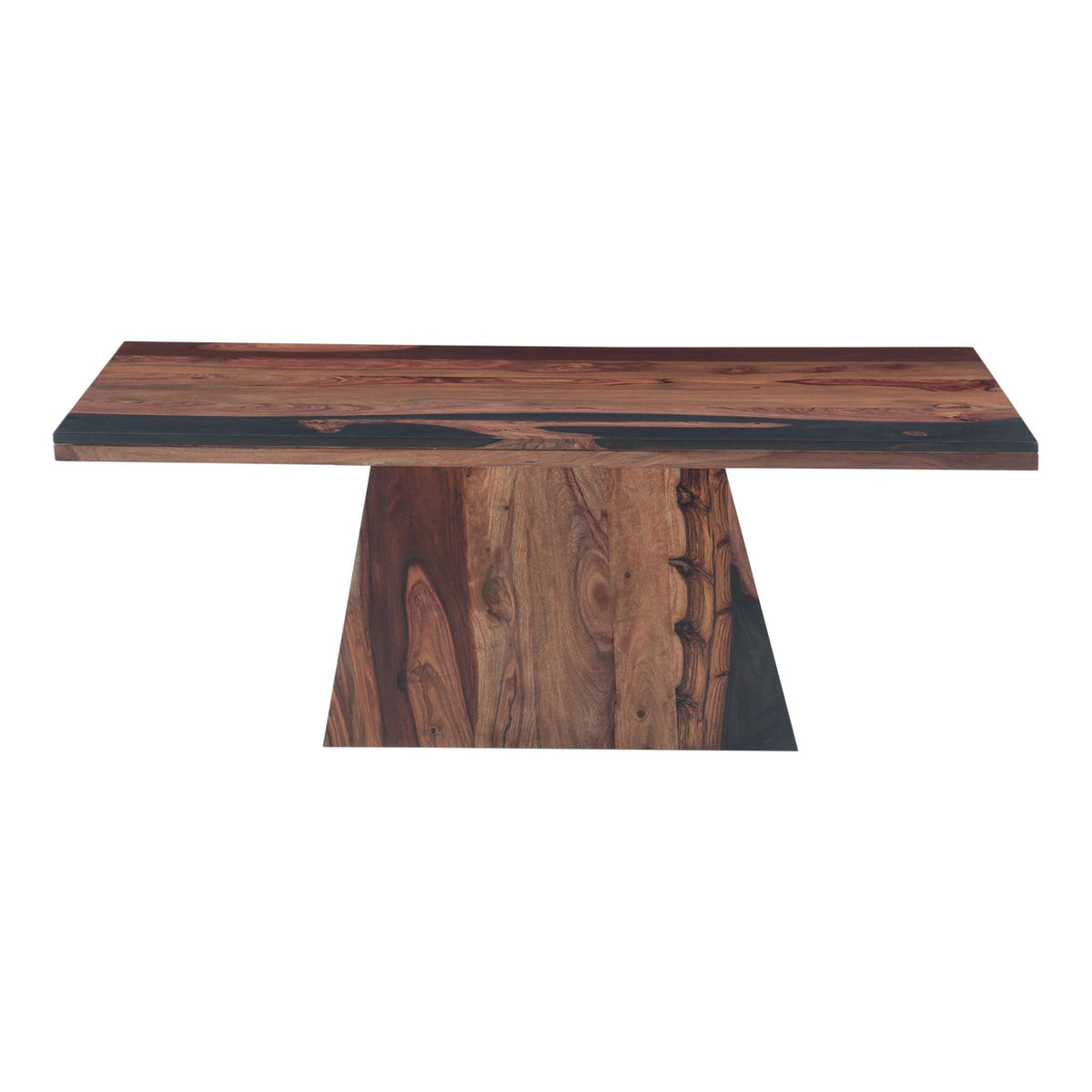 Calypso 51" Coffee Table in Burnt Sheesham - image 1