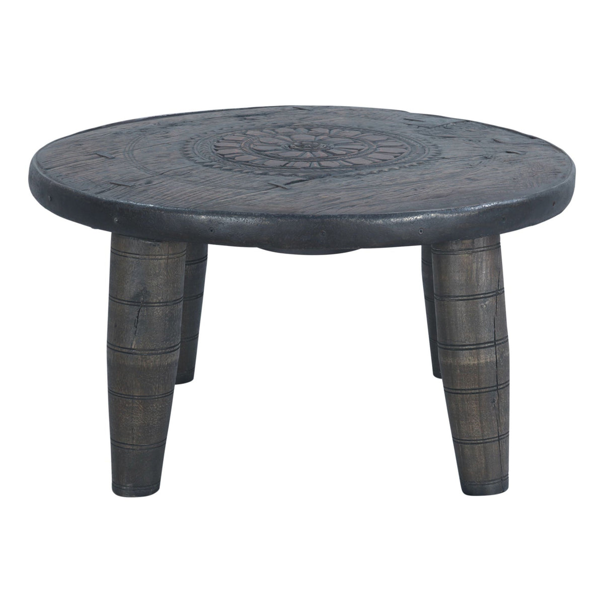 Eiffel 35" Round Wheel Coffee Table - image 1
