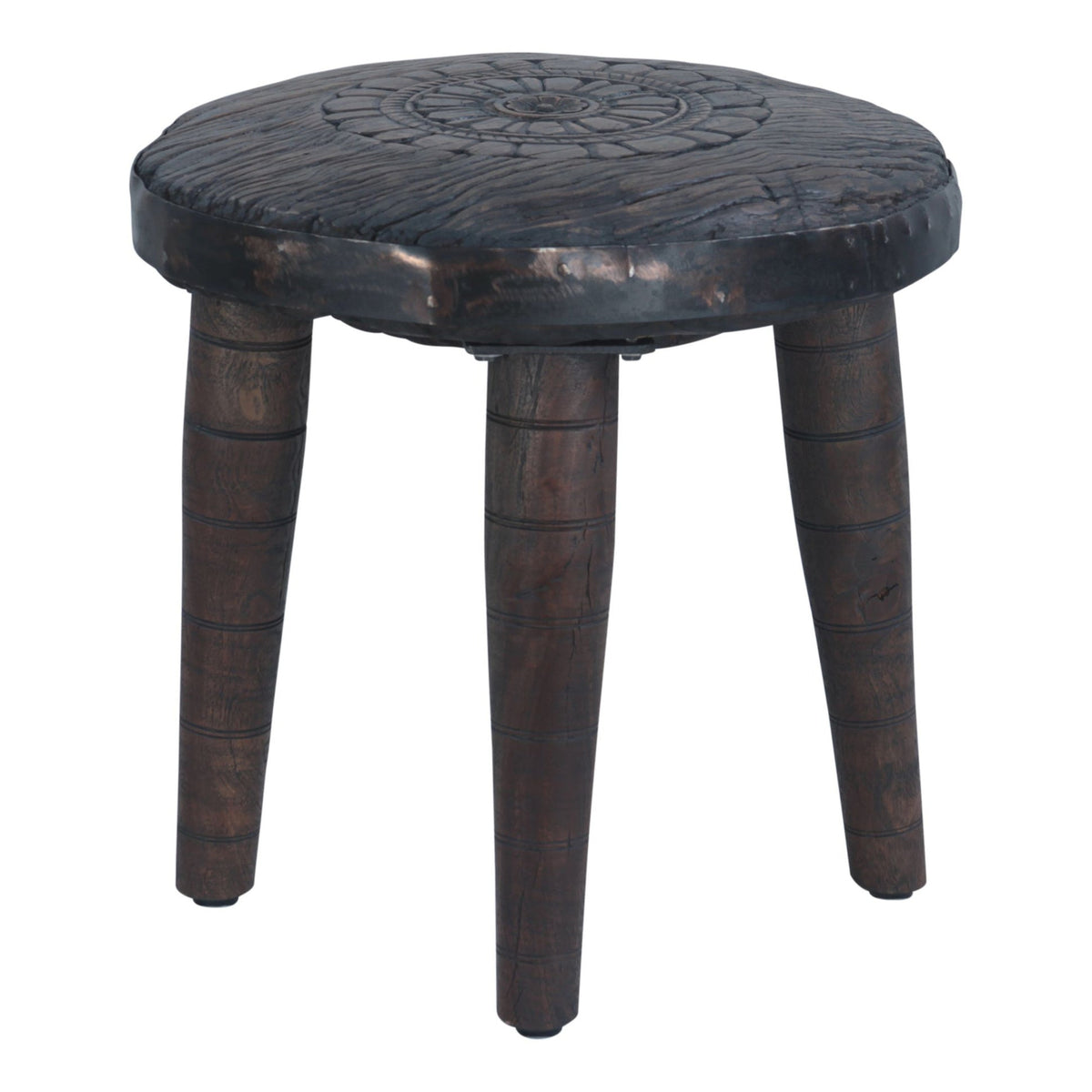Eiffel 22" Round Wheel Side Table - image 1