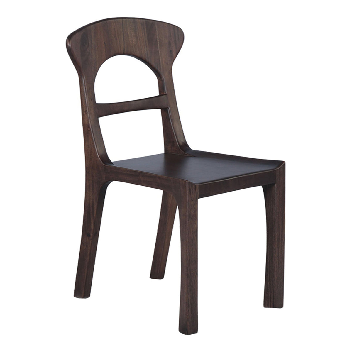 Ellispe 18" Dining Chair in Glossy Driftwood - image 1