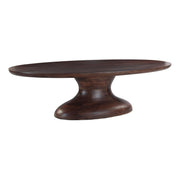 Ellipse 102" Oval Dining Table in Glossy Driftwood - image 1