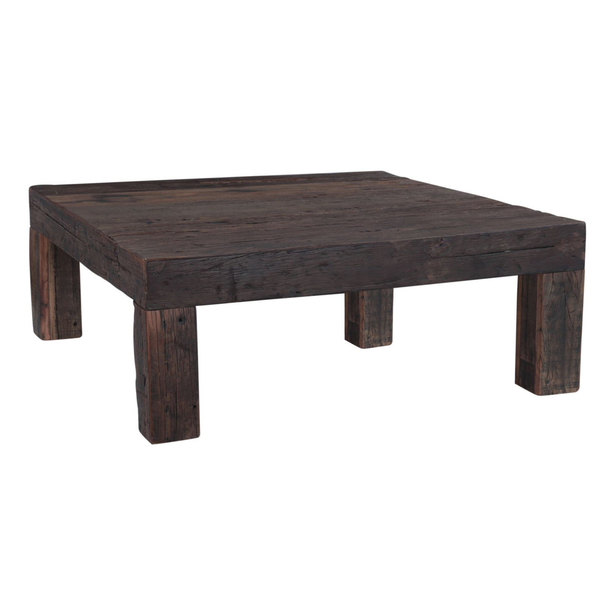 Hacienda 48" Square Coffee Table in Reclaimed Hardwood - image 1