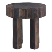 Hacienda 24" Round Side Table in Reclaimed Hardwood - image 1