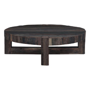 Harbor 58" Coffee Table with Cross Base in Reclaimed Hardwood - image 1